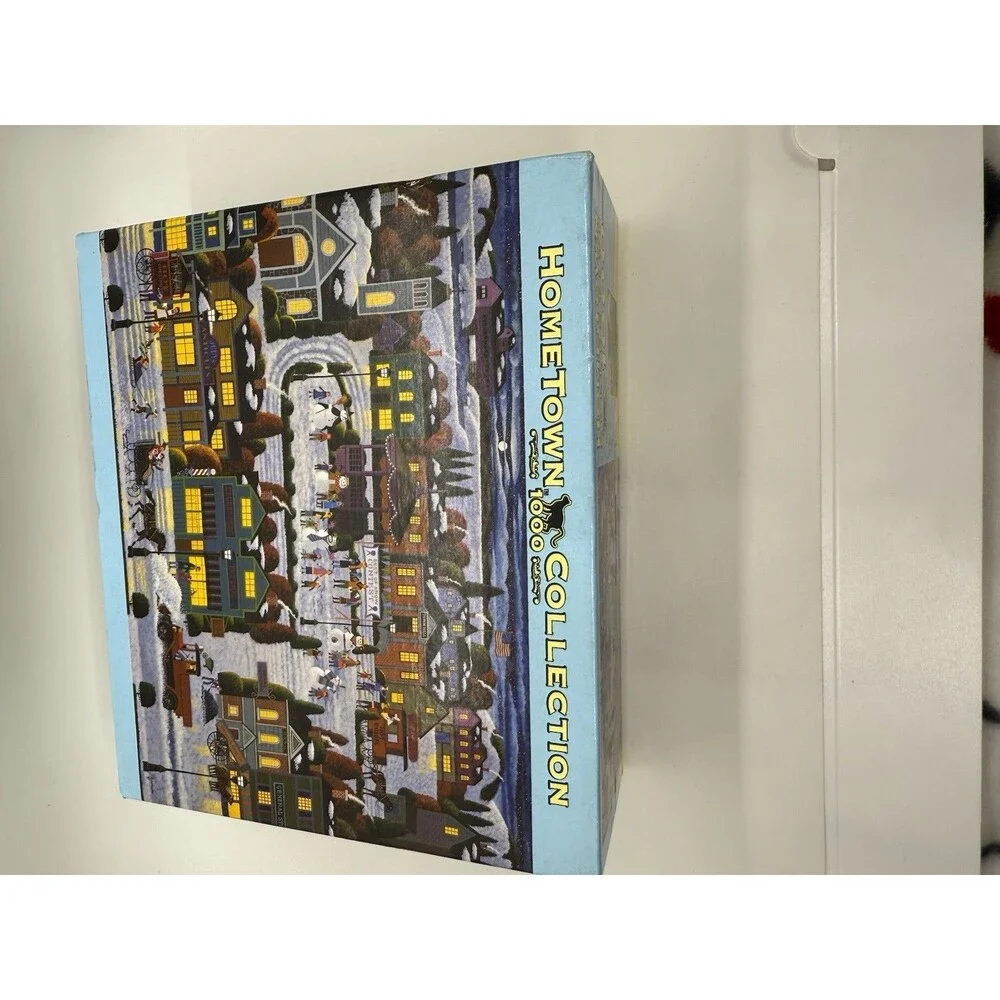 Vintage Hometown Collection SNOWMAN CONTEST 1000 PCS Puzzle The Artist Heronim